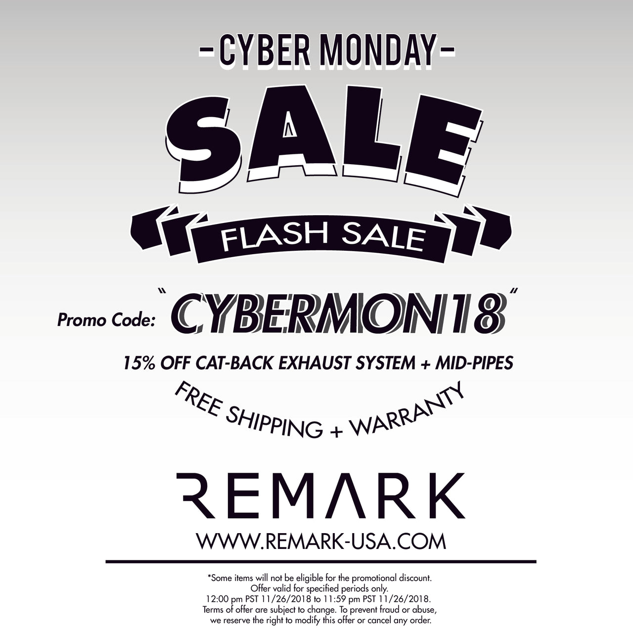 Cyber Monday Flash Sale!