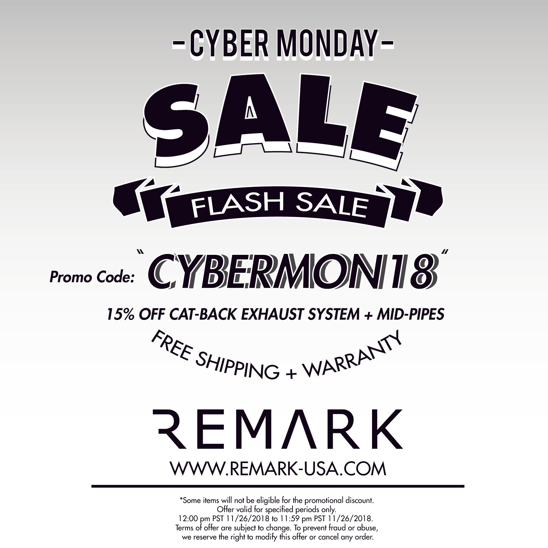 Cyber Monday Flash Sale!