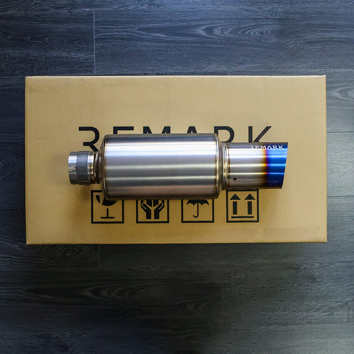 R1-Spec Y-Back Exhaust Titanium Muffler - Nissan 370Z (2009-2021)