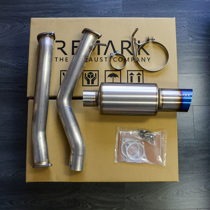 R1-Spec Y-Back Exhaust Titanium Muffler - Nissan 370Z (2009-2021)