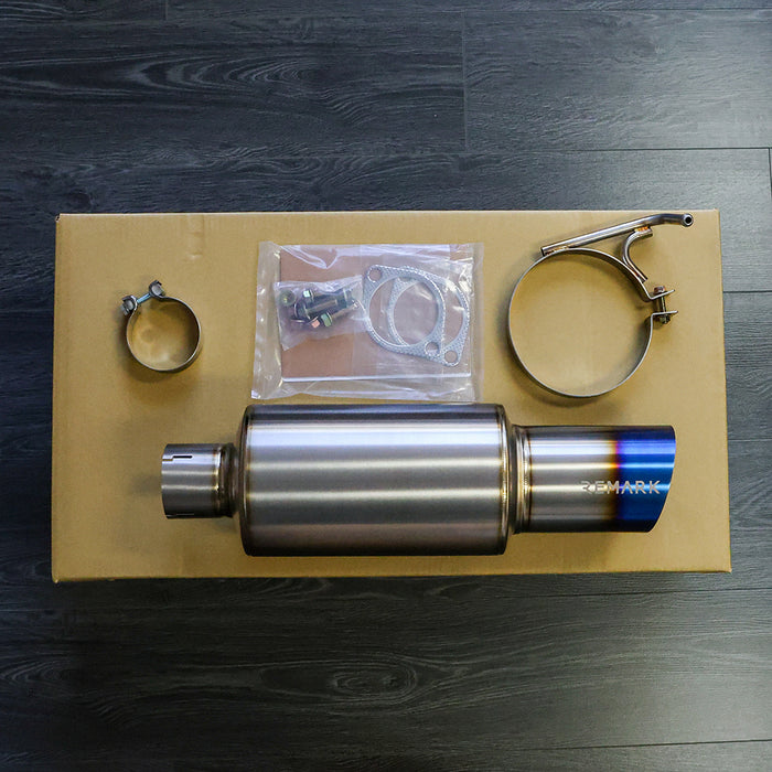 R1-Spec Y-Back Exhaust Titanium Muffler - Nissan 370Z (2009-2021)