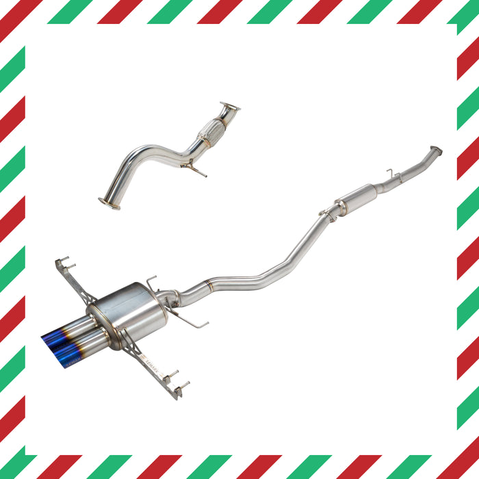Sports Touring Catback in Titanium + SUS304 Front Pipe - Honda Civic Type R FL5 [2023+] CHRISTMAS SALE