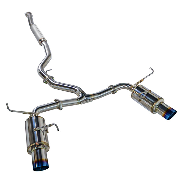 R1-Spec Dual w/ Resonator Catback Exhaust - Subaru WRX/STI VA [2015-21] - 2