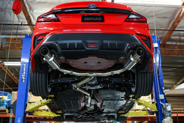 R1-Spec Dual w/ Resonator Catback Exhaust - Subaru WRX VB [2022+] - 3