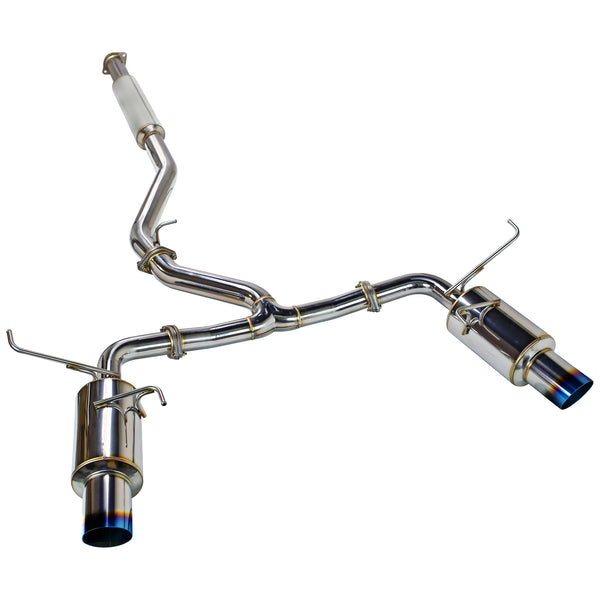 R1-Spec Dual w/ Resonator Catback Exhaust - Subaru WRX VB [2022+] - 2