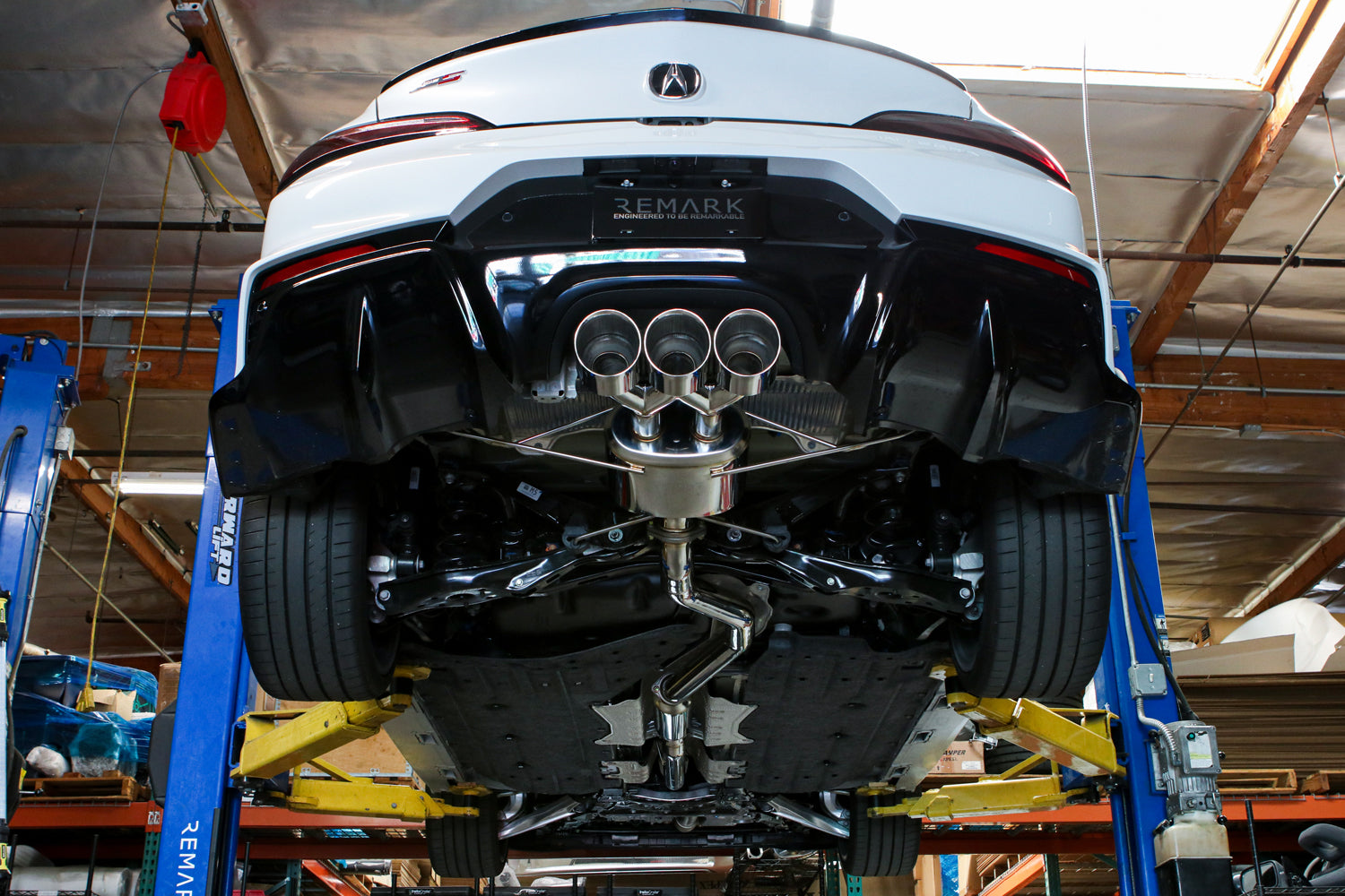 thumbnail image 2 of Get That Deep Tone! 4" Rolled Muffler Tip Catback Exhaust System For 90-93 Acura Integra DA/DB 2 of 5