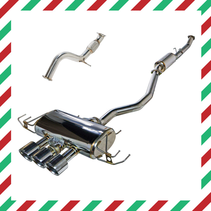 Sports Touring Q-Spec Triple Tip Catback + Front Pipe - Honda Civic Type R FL5 [2023+] CHRISTMAS SALE