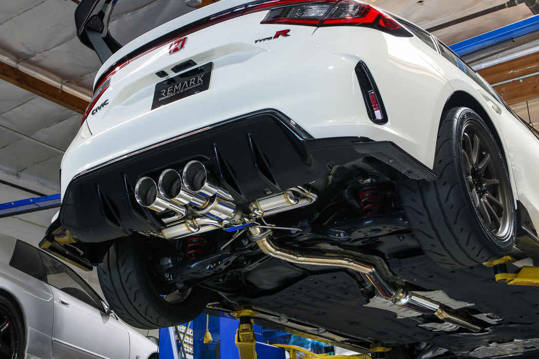 Sports Touring Triple Tip Catback + Front Pipe - Honda Civic Type R FL5 [2023+]