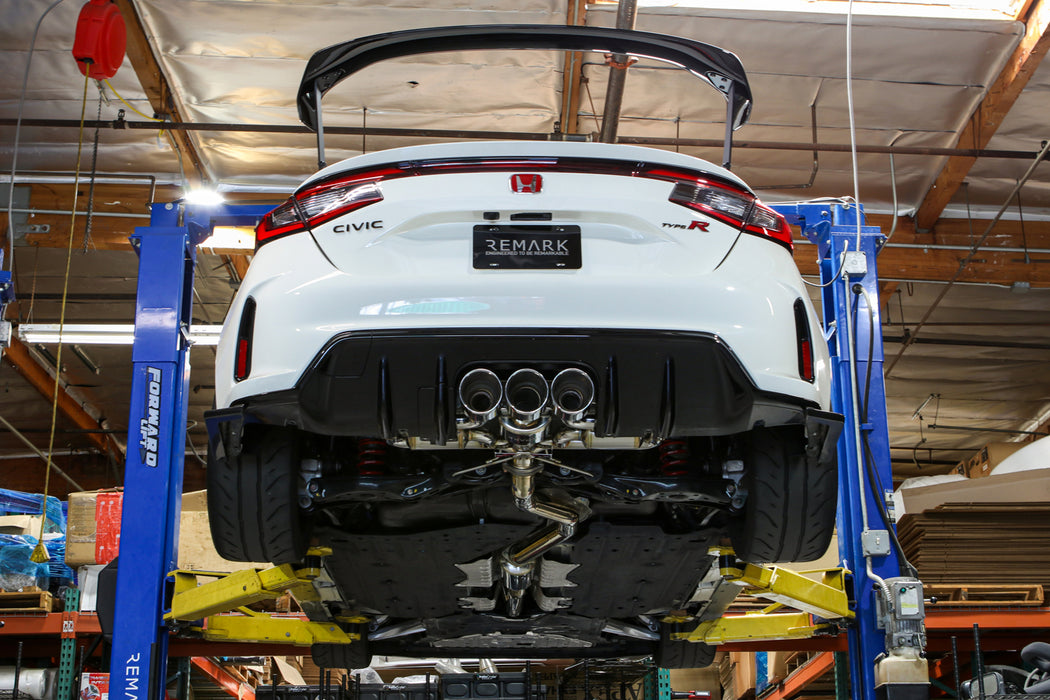 Sports Touring Triple Tip Catback + Front Pipe - Honda Civic Type R FL5 [2023+]