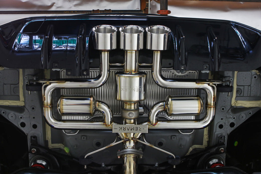 Sports Touring Triple Tip Catback + Front Pipe - Honda Civic Type R FL5 [2023+]