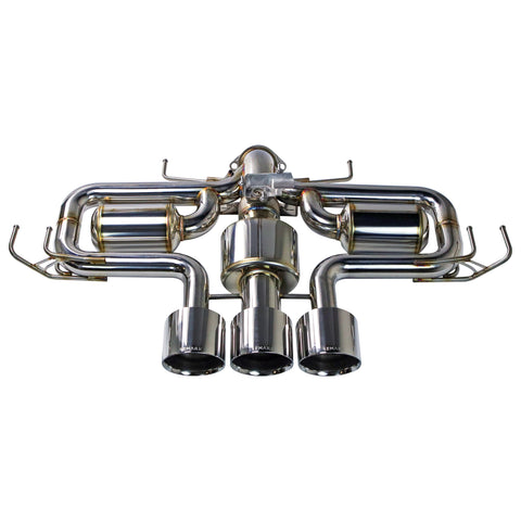 Sports Touring Triple Tip Catback + Front Pipe - Honda Civic Type R FL5 [2023+] - 0