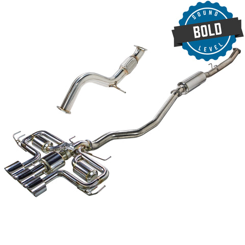 Sports Touring Triple Tip Catback + Front Pipe - Honda Civic Type R FL5 [2023+]