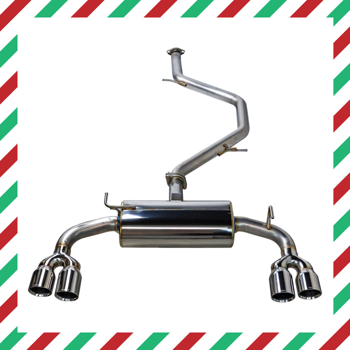 Sports Touring Exhaust QUIET-Spec [Quad-Exit] - Toyota Corolla Hatchback (2019-2022) CHRISTMAS SALE