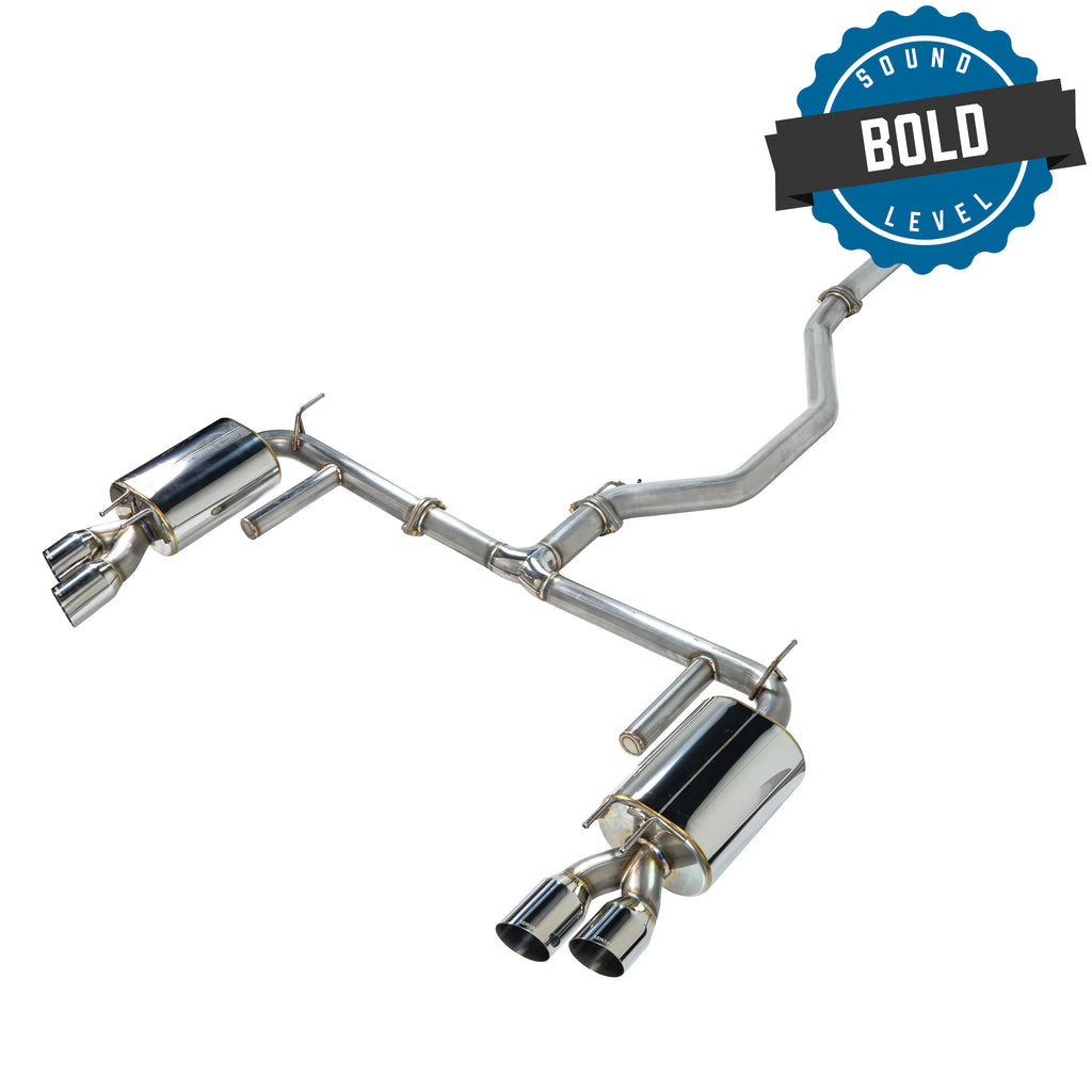Catback Exhaust System For Honda Accord 2.3L 1998-2002 – 4-Tip Muffler Performance Upgrade