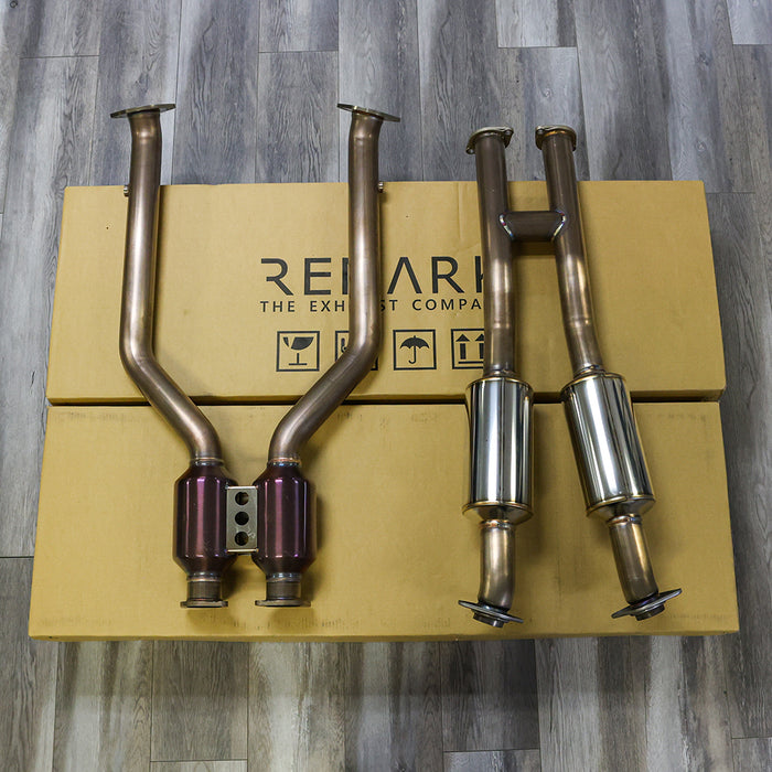 Resonated Midpipe with High Flow Catalytic Converters - Lexus IS500 (2022-2025)