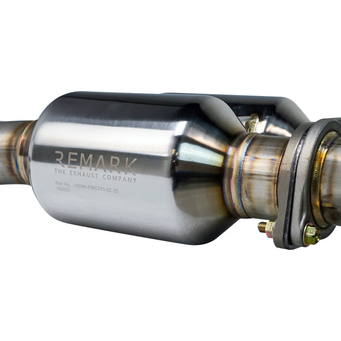 Midpipe with High Flow Catalytic Converters - Lexus IS500 2022+