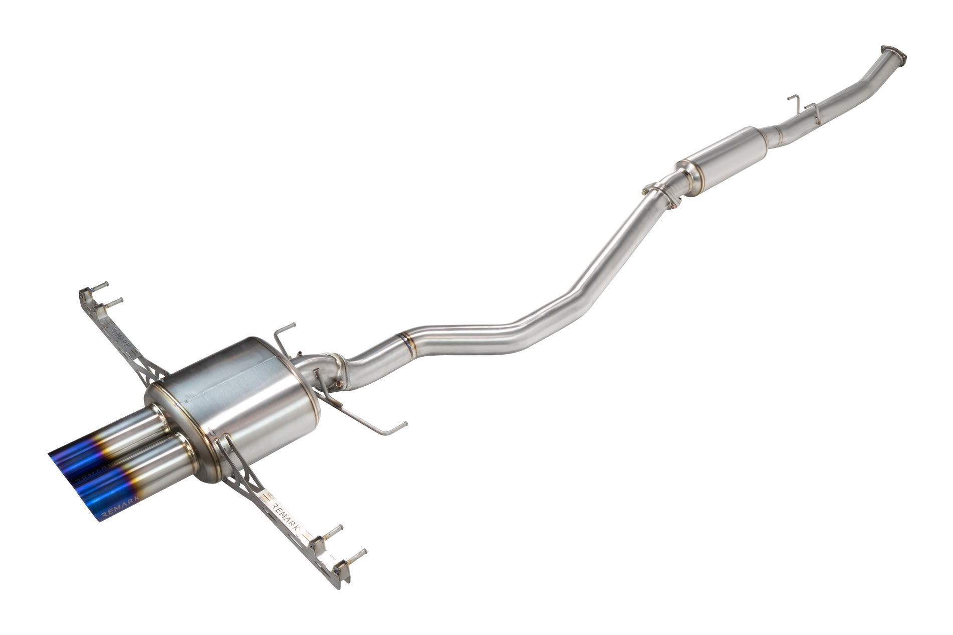 Remark Sports Touring Q-Spec Triple Tip Catback & Front Pipe | 2023+ Civic Type R (RK-C3076H-09Q)