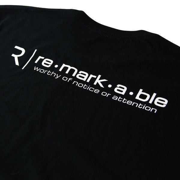 REMARK Logo T-Shirt - Black - 3