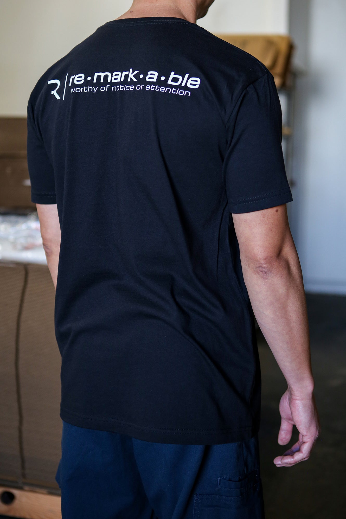 REMARK Logo T-Shirt - Black — REMARK USA