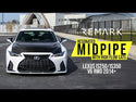 Midpipe with HF catalytic converters - Lexus IS250/350 V6 RWD [2014+] - 3