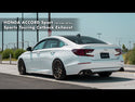 Sports Touring Catback Exhaust - Honda Accord 1.5L Sport & 2.0L Turbo [2018-22] - 3