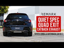 Sports Touring Exhaust QUIET-Spec [Quad-Exit] - Toyota Corolla Hatchback (2019-2022) - 3