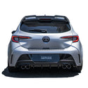 Sports Touring Exhaust [Quad-Exit] + TOM'S Racing Rear Diffuser Kit - Toyota Corolla Hatchback (2019~2022) - 2
