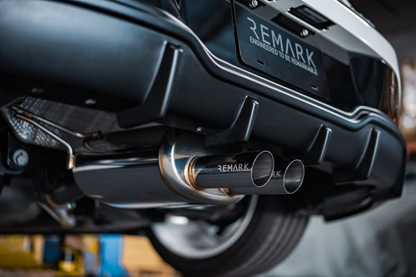 Catback Exhaust (Center-Dual) + TOM'S Racing Rear Diffuser [No-Exhaust Outlet] - Toyota Corolla Hatchback (2019~2022) - 9