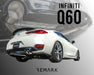 Axleback Muffler Delete for Infiniti Q60 2017+,Infiniti Exhaust - REMARK