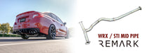 Mid Pipe Exhaust Kit for Subaru Impreza WRX/STi VA 2015+,Subaru Exhaust - REMARK