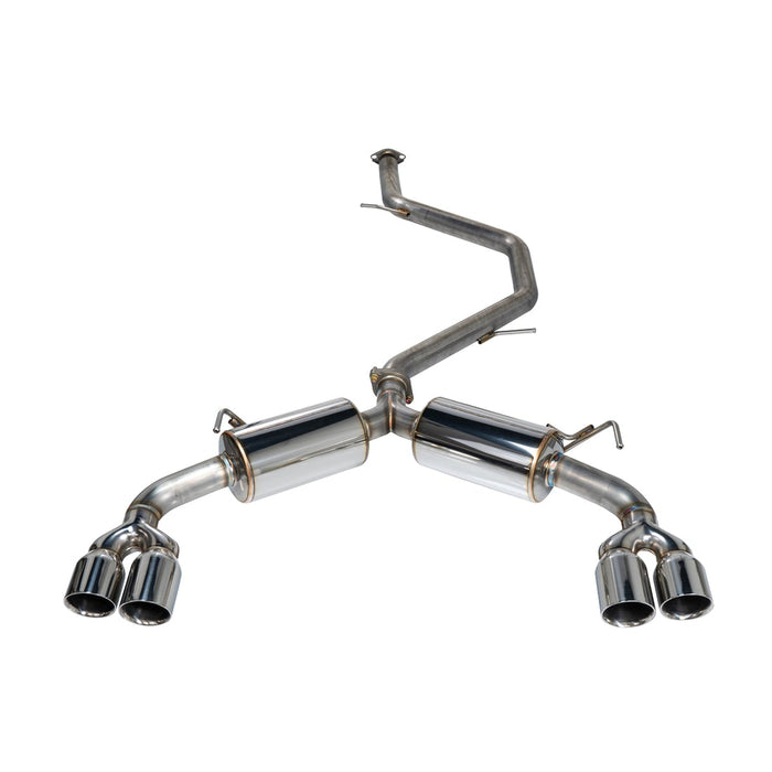 Sports Touring Exhaust [Quad-Exit] + TOM'S Racing Rear Diffuser Kit - Toyota Corolla Hatchback (2019~2022)