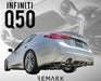 Axleback Muffler Delete for Infiniti Q50 2014+,Infiniti Exhaust - REMARK